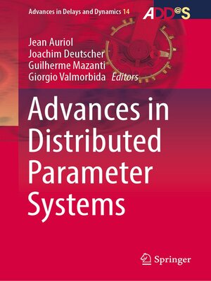 cover image of Advances in Distributed Parameter Systems